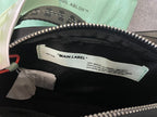 Off-White Crossbody Bag with Dust Bag - Black