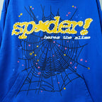 Sp5der TC Hoodie Blue