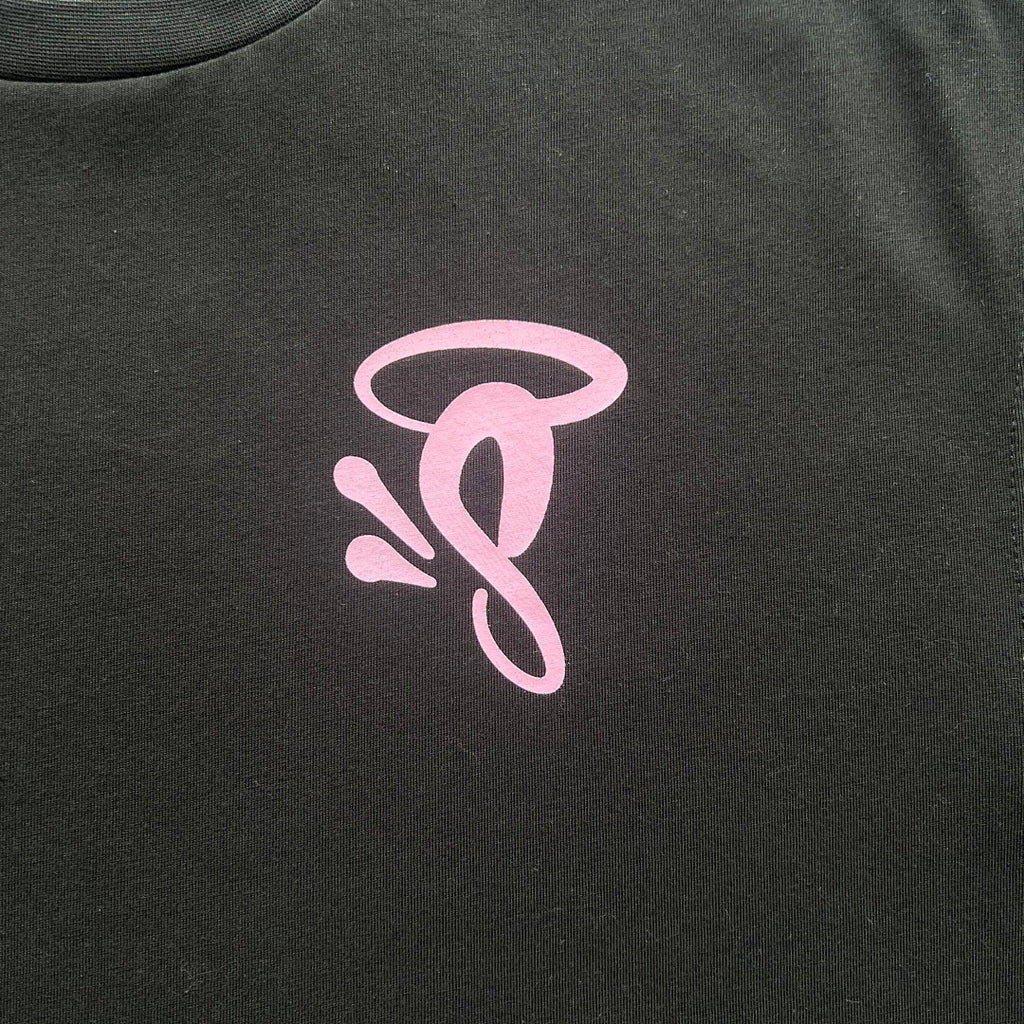 HALO Tee Black Pink