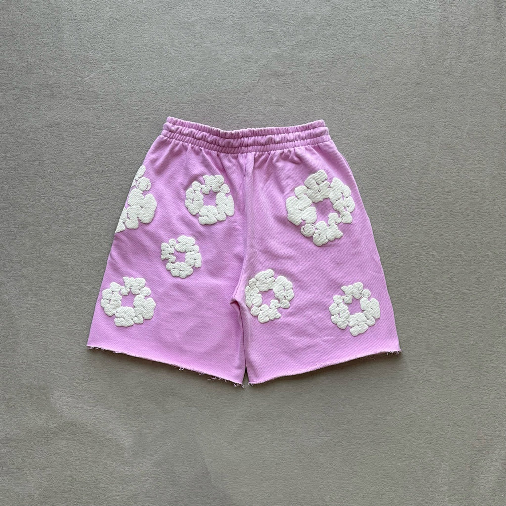 Denim Tears The Cotton Wreath Powder Sweatshorts