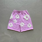 Denim Tears The Cotton Wreath Powder Sweatshorts