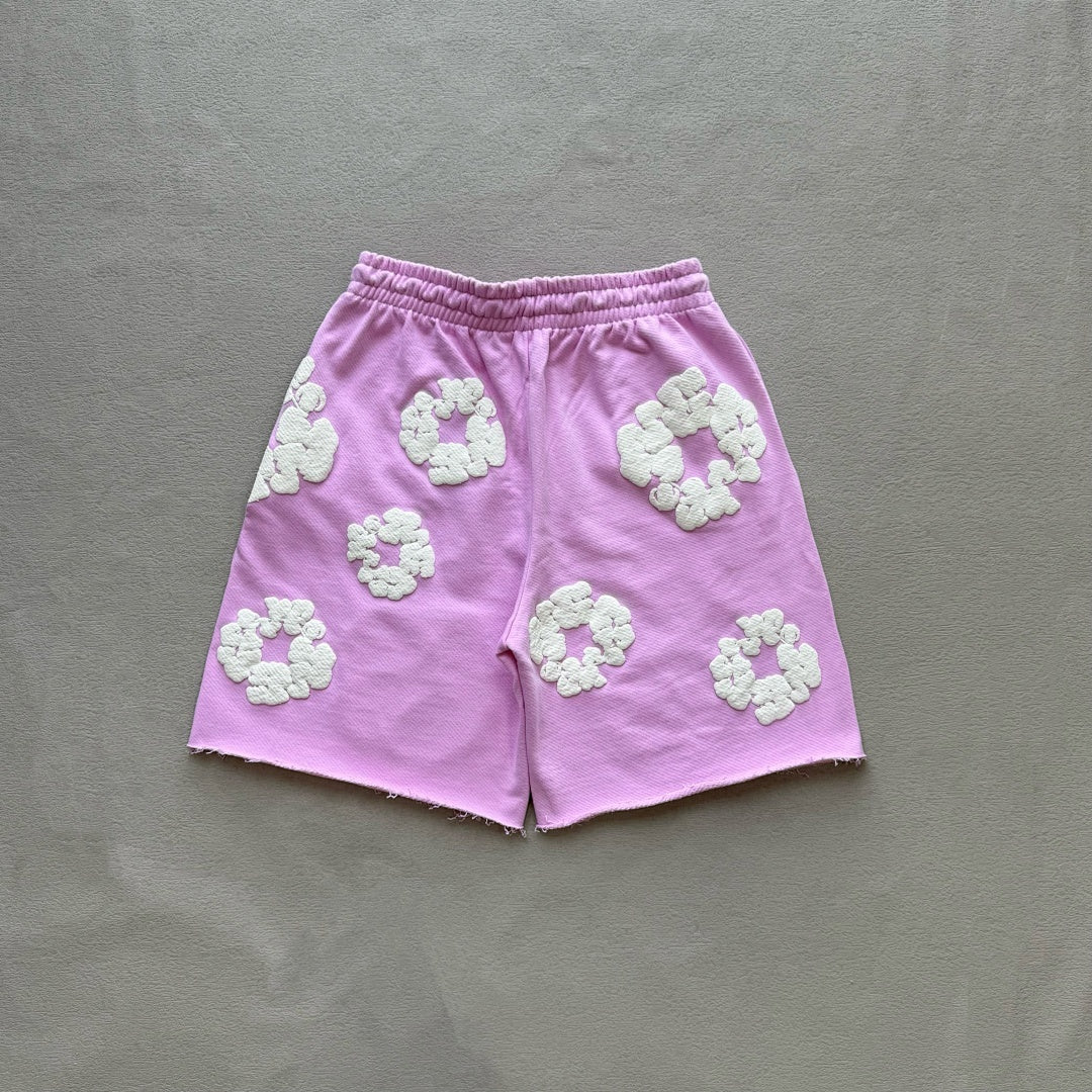 Denim Tears The Cotton Wreath Powder Sweatshorts