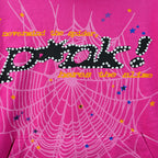 Sp5der P*NK Hoodie Pink