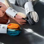 Nike Tie-Dye Crew Socks - Cream/Orange/Gray