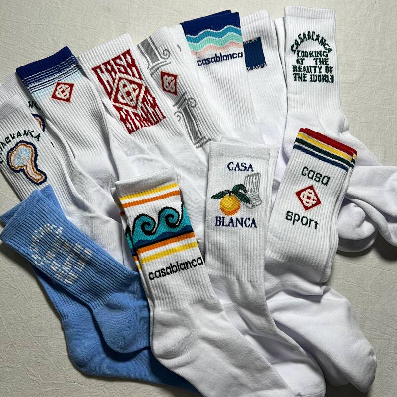 Casablanca Graphic Crew Socks Collection