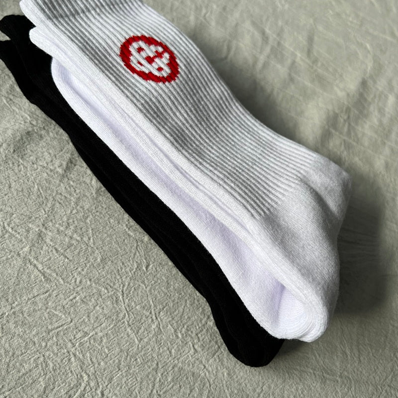Premium Socks - White/Red