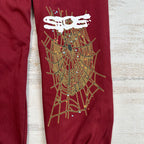Sp5Der Logo Sweatpant Maroon