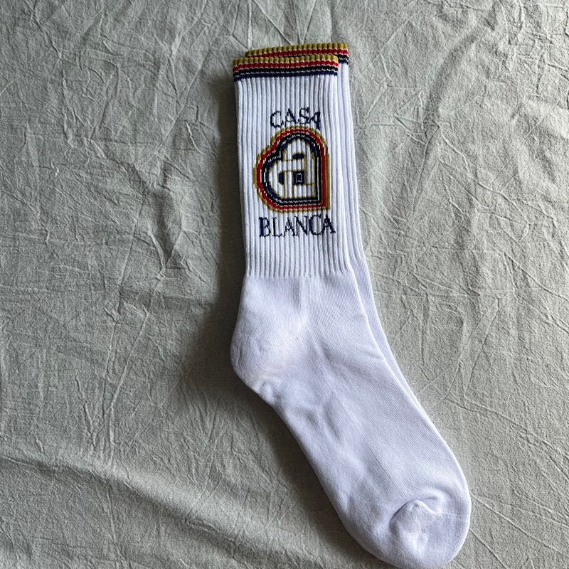 Premium Socks - White/Multicolor