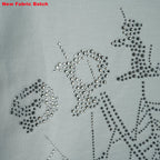 Sp5Der Rhinestone Logo Hoodie White