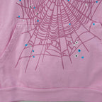 Sp5der OG Web Hoodie Pink