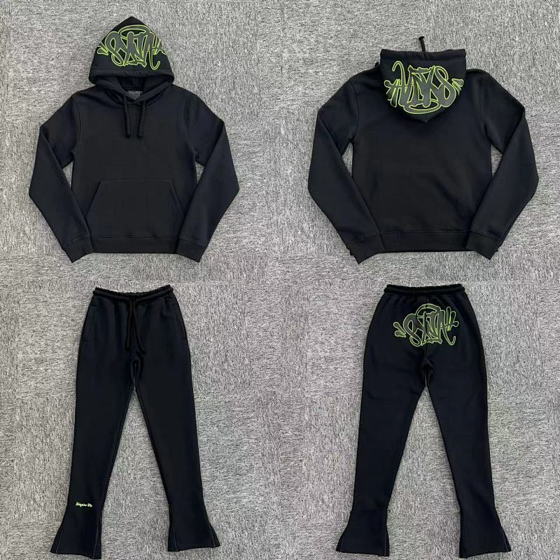 Syna-World Tracksuit - Black-Green