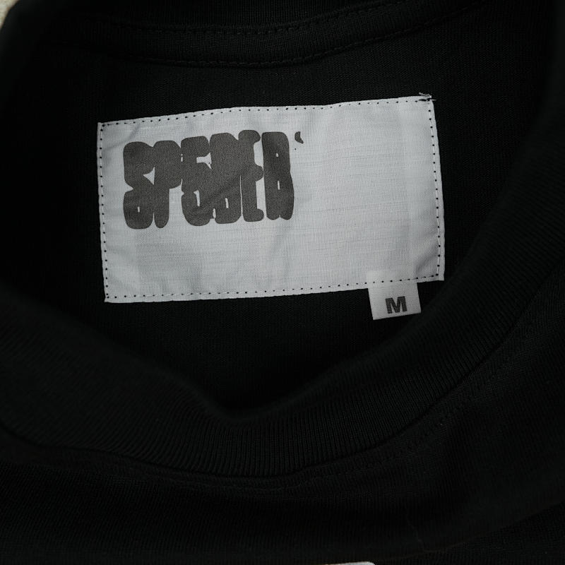 Sp5Der Jeffery Heavyweight Tee Black