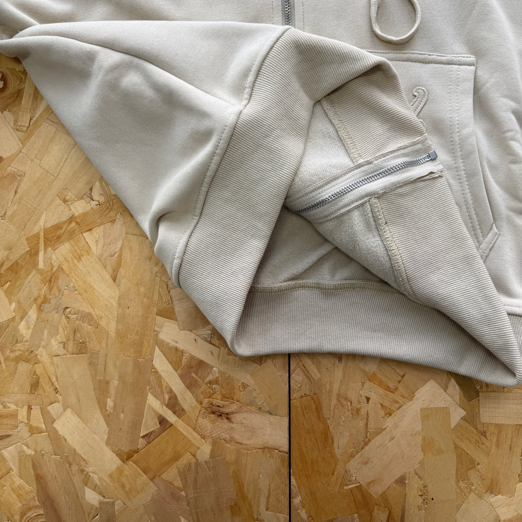 Derschutze Western Zip Up - Beige
