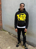 Syna-World Tracksuit - Black-Yellow
