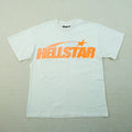 Hellstar Classic T-Shirt (Regular Print) White/Orange