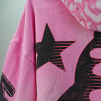 Hellstar Brainwashed With Brain Hoodie Pink