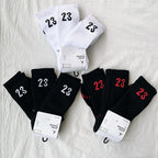 Jordan Essential Crew Socks - Black/White/Red