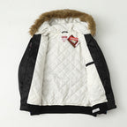 Supreme Basketball Fur-Trim Hooded Bomber Jacket