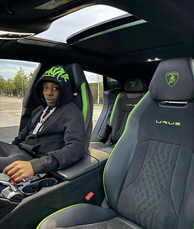 Syna-World Tracksuit - Black-Green
