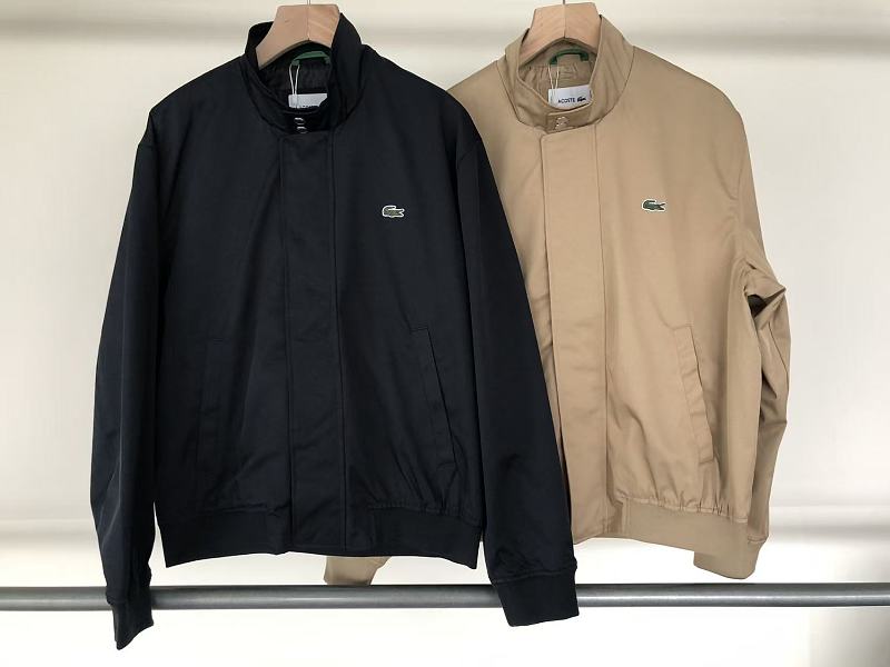 Lacoste Two-Color Snap-Front Jacket
