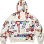 Supreme Diagram Print Hooded Jacket