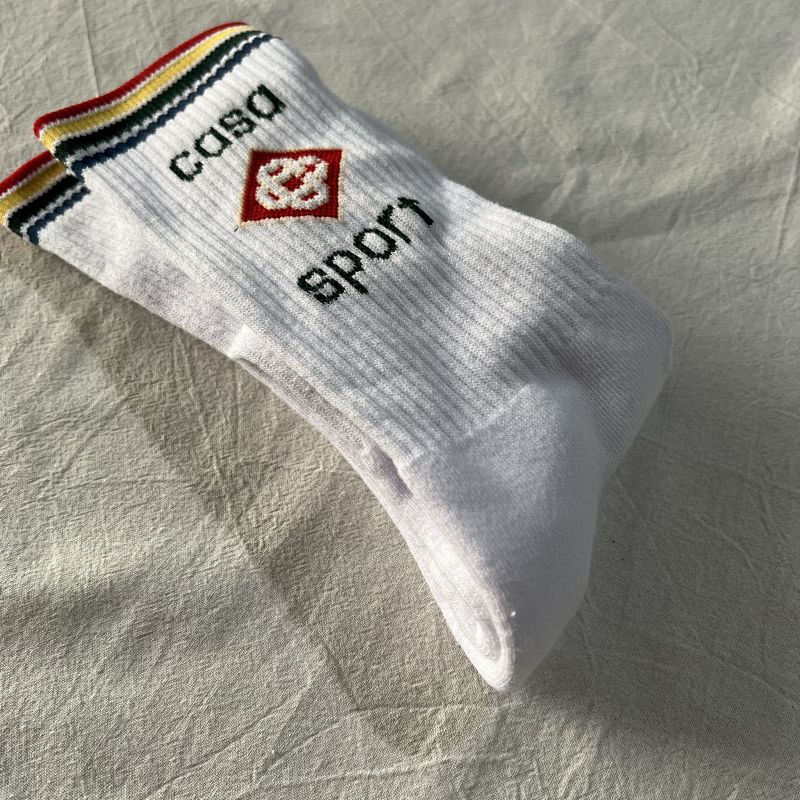 Casa Sport Striped Crew Socks