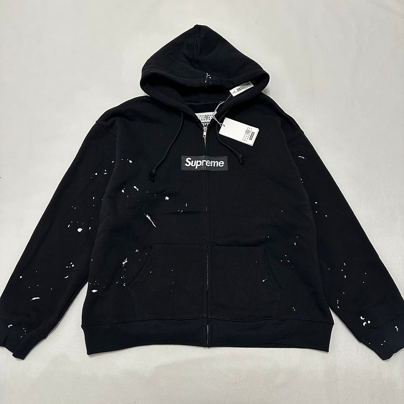 Supreme Paint Splatter Zip Hoodie