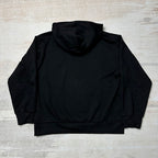 Sp5Der Rhinestone Logo Hoodie Black