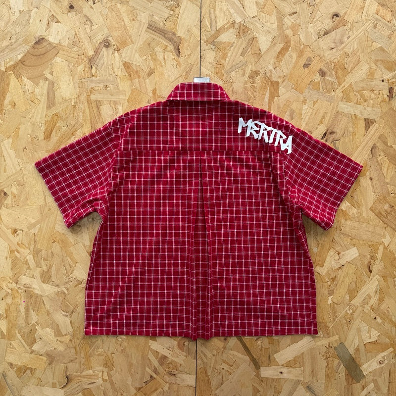 Mertra Plaid Shirt - Red