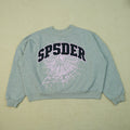 Sp5der Varsity Web Crewneck Heather Grey