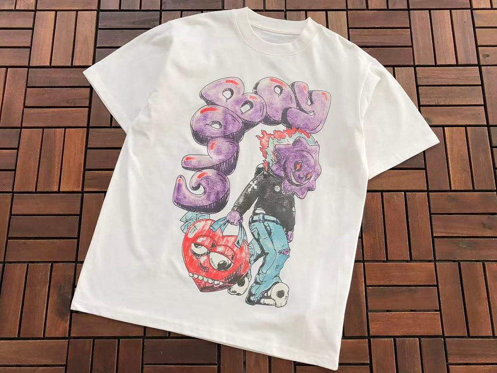 Purple Graphic Vintage T-Shirt