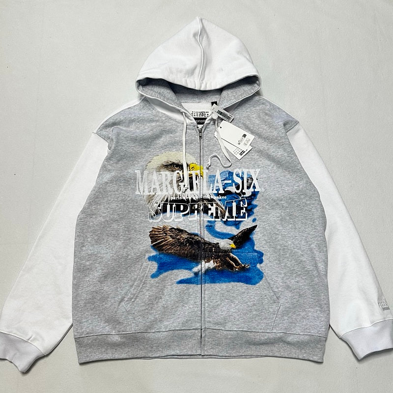 Supreme Eagle Graphic Zip Hoodie