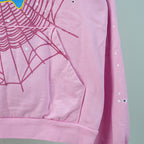Sp5der Atlanta Hoodie Pink
