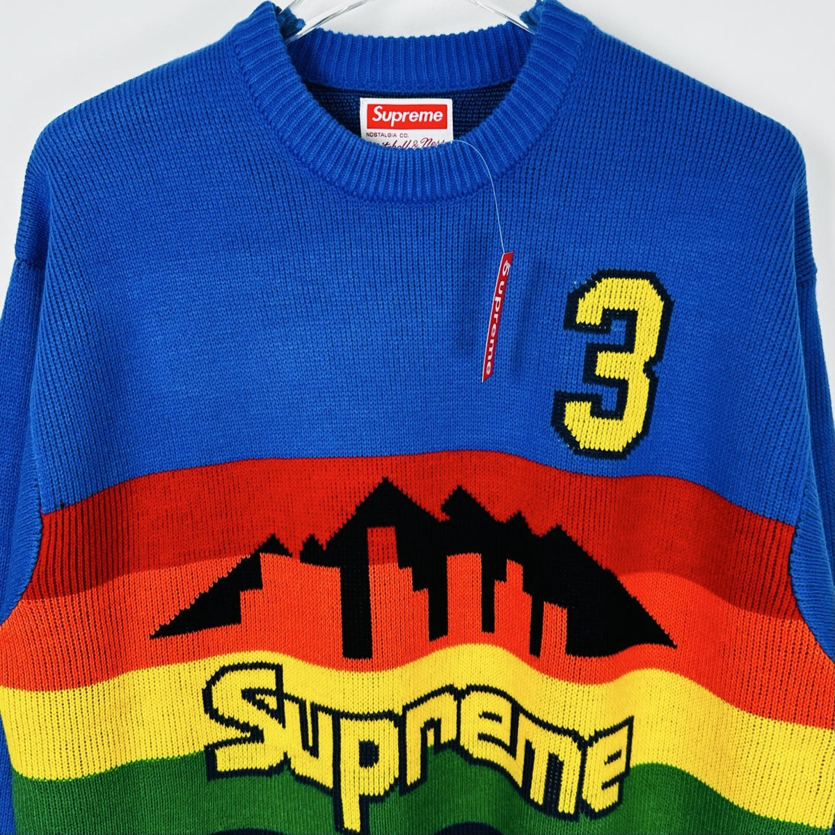 Supreme Denver Nuggets Rainbow Knit Sweater