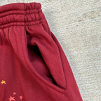 Sp5Der Logo Sweatpant Maroon