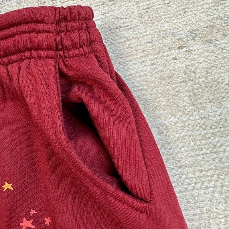 Sp5Der Logo Sweatpant Maroon