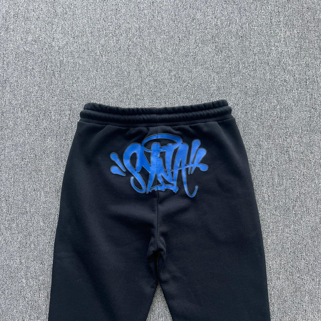 Hoodie Set Black Blue