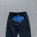 Hoodie Set Black Blue