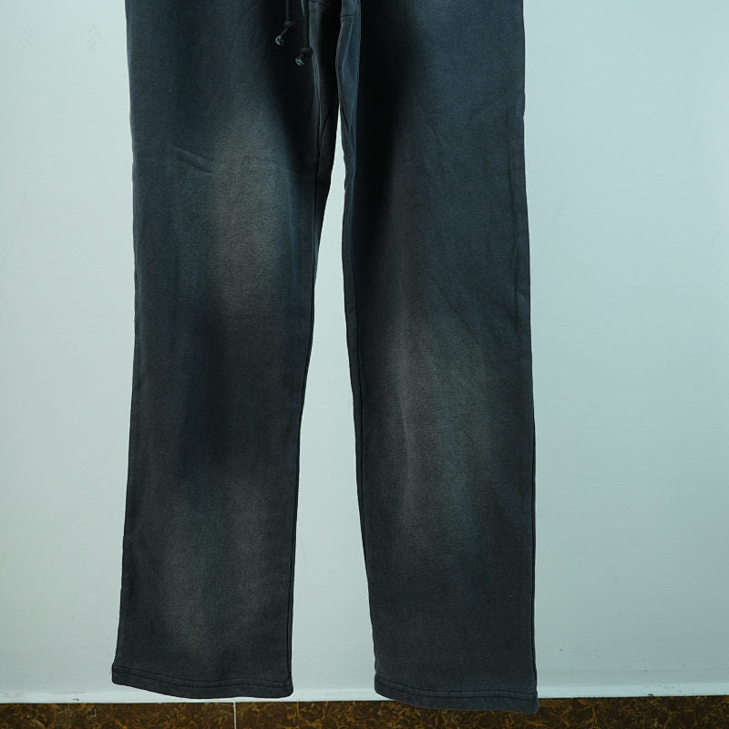 Hellstar No Guts No Glory Flare Bottom Sweatpants Midnight Dye Black