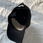 Black Baseball Cap with ICON Graphic Print