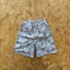 Mertra Patchwork Plaid Short - Grey Camo