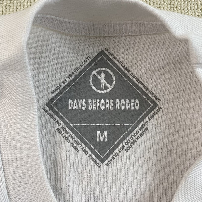 Travis Scott Cactus Jackx Sp5der Days Before Rodeo II Tee White