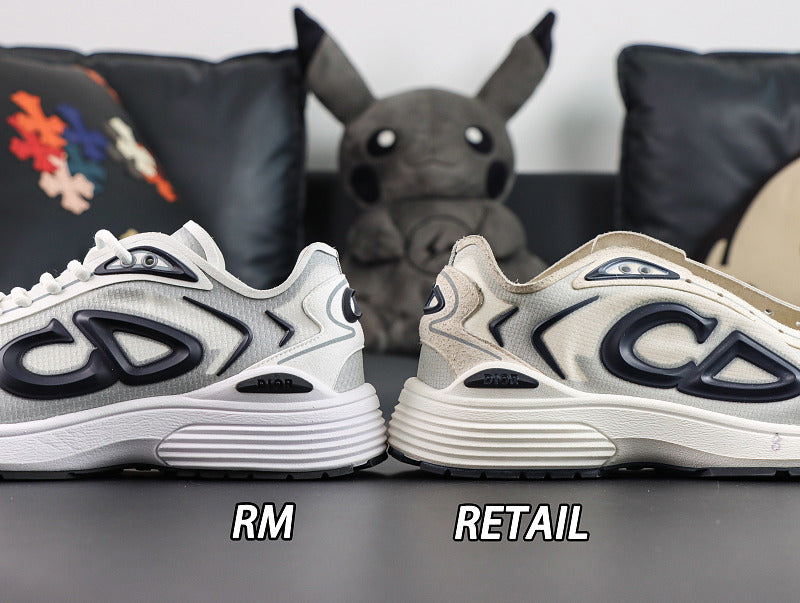 Dior B9S Runner - Grey/Fluorescent Yellow-Green