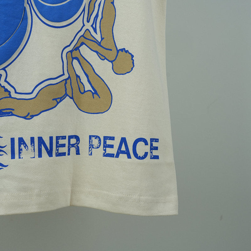 Hellstar Yoga T-Shirt Cream