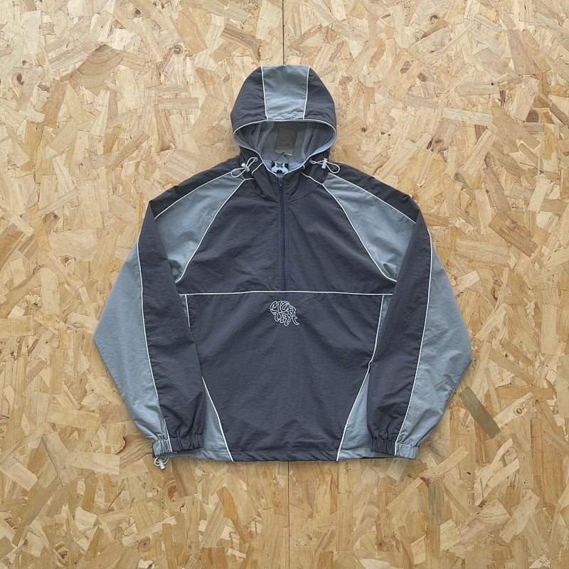 Mertra Layered Mesh Jersey - Dark Grey