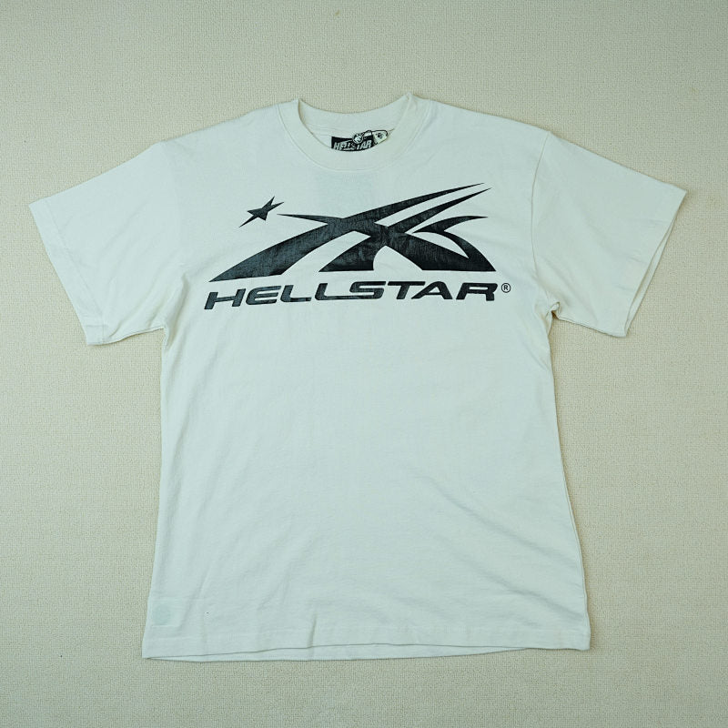 Hellstar Sports Core Gel Logo T-Shirt White/Black
