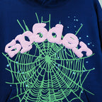 Sp5der OG Web Hoodie Navy