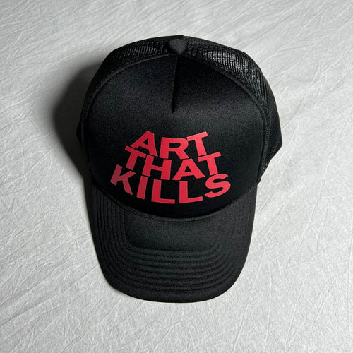 Art That Kills Trucker Hat - Black/Red