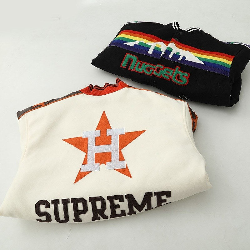 Supreme Basketball Graphic Varsity Jacket