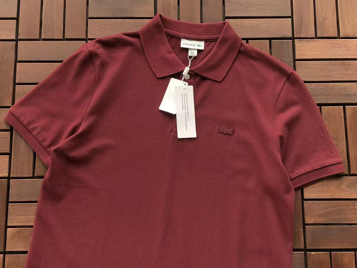 Lacoste Garment-Dyed Tonal Logo Polo Shirt